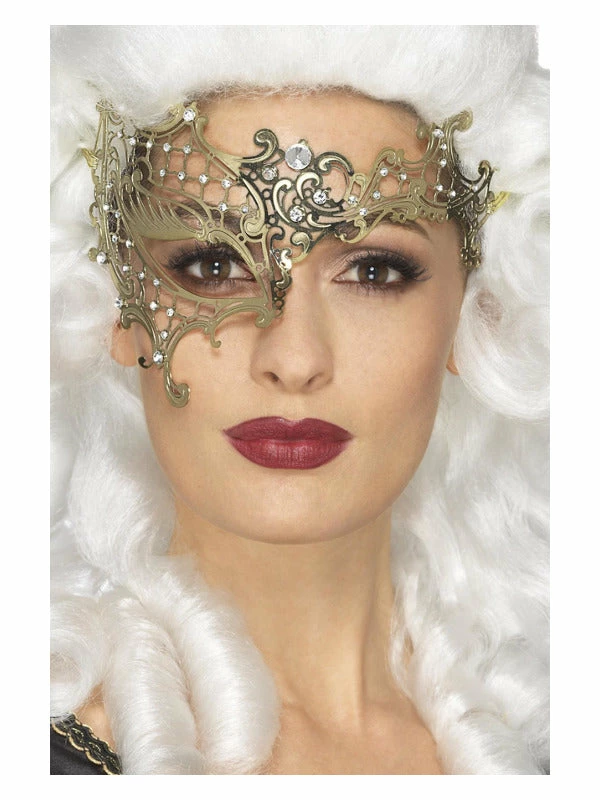 Fun Place Deluxe Metal Filigree Half Eyemask 3 Fun Place Deluxe Metal Filigree Half Eyemask