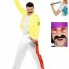 Fun Place Queen Freddie Mercury Complete Costume Bundle
