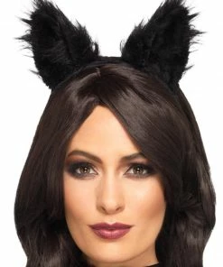 Fun Place Long Pile Fur Cat Ears I Hate Fancy Dress!