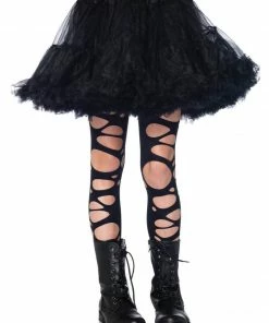 Fun Place Cosplay Kids Tattered Pantyhose