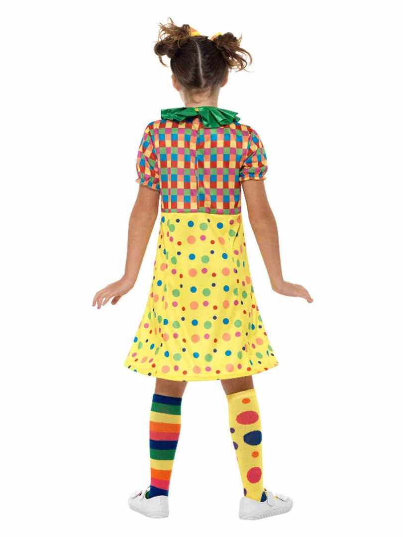 Fun Place Girls Clown Costume, Multi-Coloured Costumes & Characters 5 Fun Place Girls Clown Costume, Multi-Coloured Costumes & Characters
