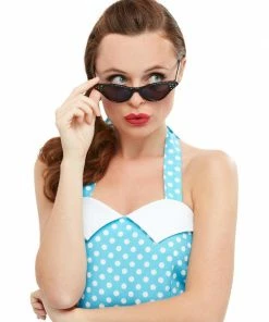 Fun Place Decades & Eras Flyaway Style Rock & Roll Diamante Sunglasses