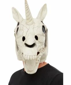 Fun Place Unicorn Skull Latex Mask Animals