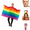 Fun Place Rainbow Flag Complete Costume Bundle Bundles