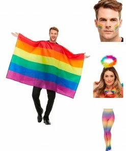 Fun Place Rainbow Flag Complete Costume Bundle Bundles