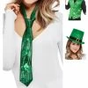 Fun Place Bundles Paddy's Day Light Up Shamrock Tie Complete Bundle