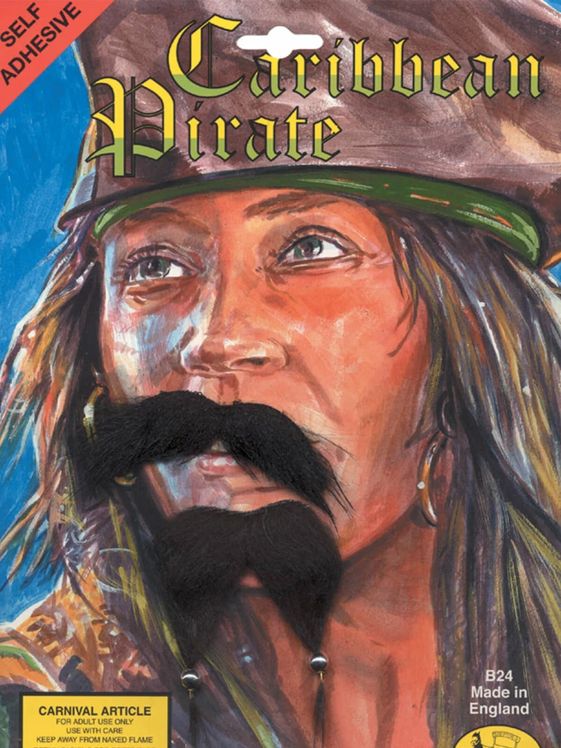 Fun Place Caribbean Pirate Beard And Moustache Beards & Facial Hair 3 Fun Place Caribbean Pirate Beard And Moustache Beards & Facial Hair