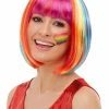 Fun Place Rainbow Bob Wig Cosplay