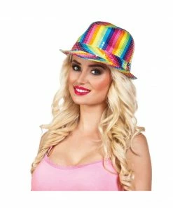 Fun Place Festivals Rainbow Popstar Hat