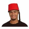 Fun Place Around The World Red Felt Fez W/Tassel 1 Fun Place Around The World Red Felt Fez W/Tassel