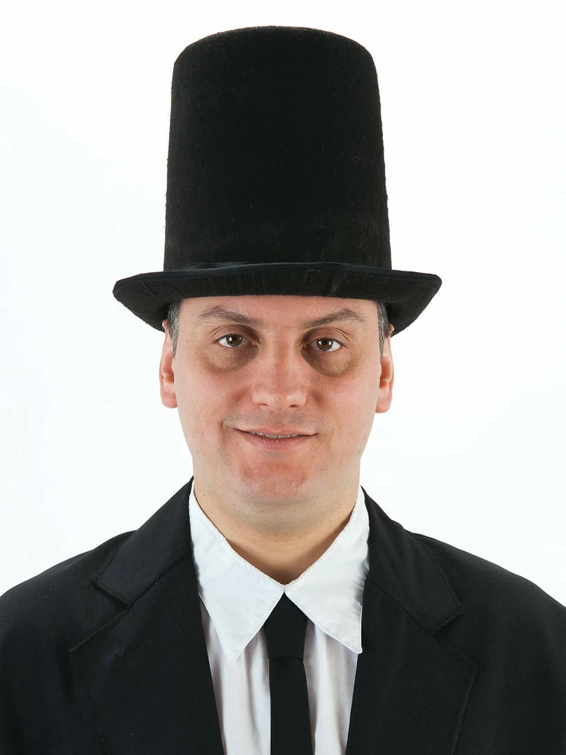 Fun Place Wigs & Hats Black Stovepipe Hat 3 Fun Place Wigs & Hats Black Stovepipe Hat