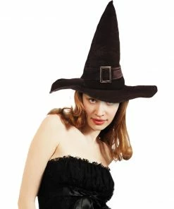 Fun Place Deluxe Witch Hat W/Buckle