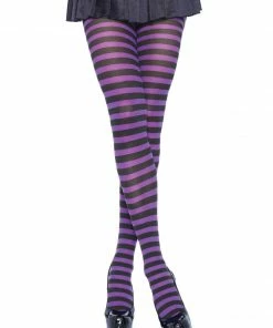 Fun Place Nylon Stripe Tights Cosplay