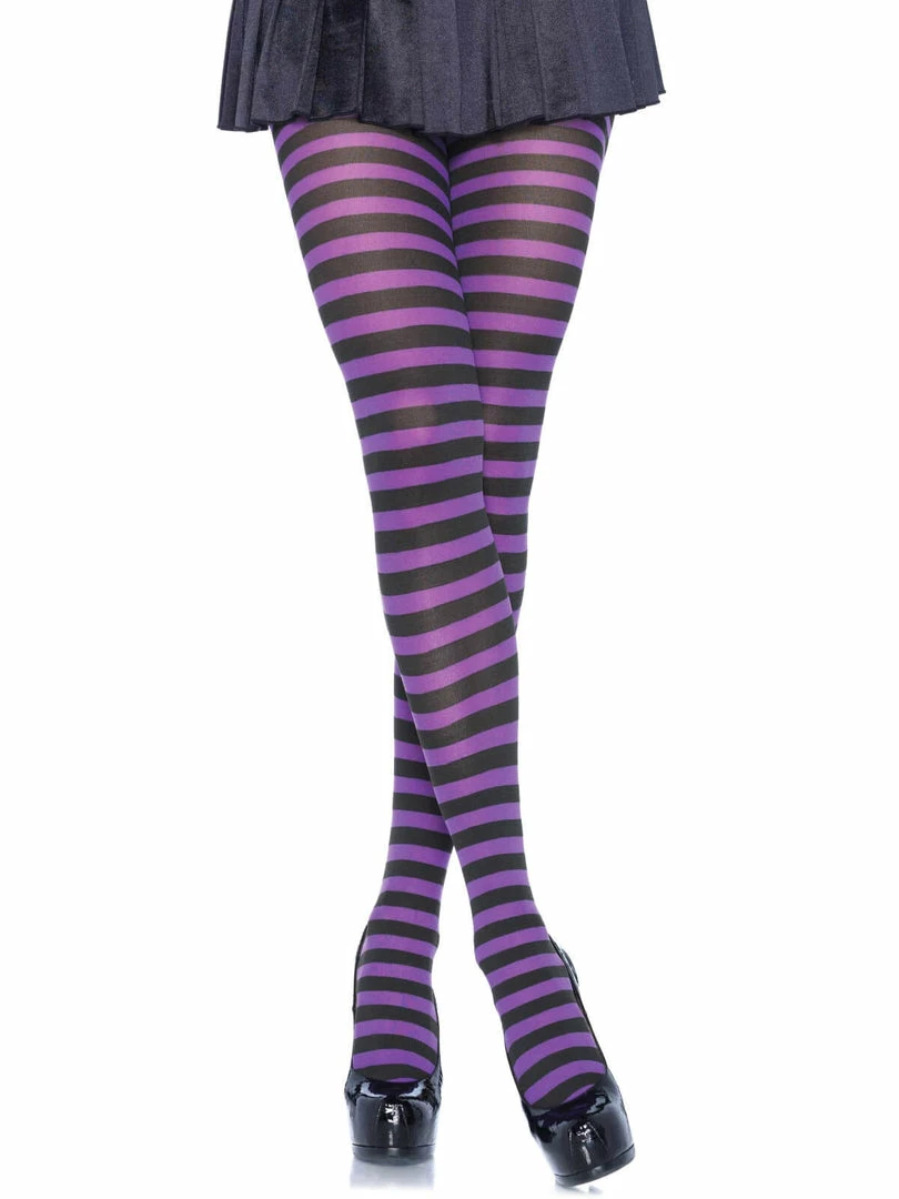 Fun Place Nylon Stripe Tights Cosplay 3 Fun Place Nylon Stripe Tights Cosplay