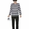 Fun Place Costumes & Characters Convict Costume, Black & White