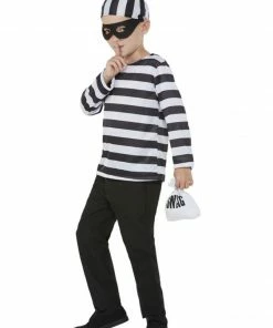 Fun Place Costumes & Characters Convict Costume, Black & White 8 Fun Place Costumes & Characters Convict Costume, Black & White