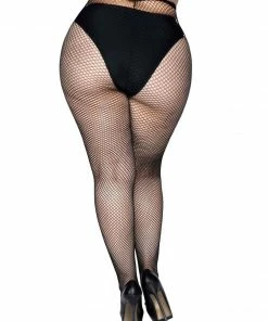 Fun Place Fishnet Pandyhose + Black