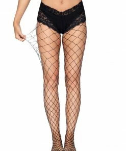 Fun Place Fencenet Diamond Panty Hose +