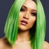 Fun Place Fever Kylie Wig, Two Toned Blend, Lime Green