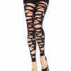Fun Place Tattered Footless Tights Cosplay