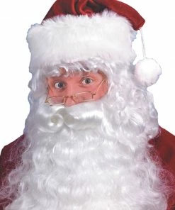 Fun Place Beards & Facial Hair Santa Beard And Wig