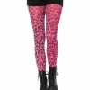 Fun Place Neon Leopard Print Tights Cosplay