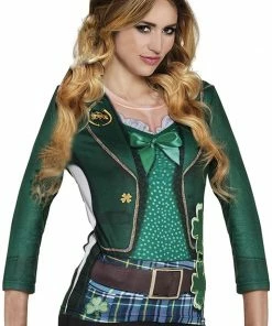 Fun Place Womens Irish Photo Realistic Shirt Small