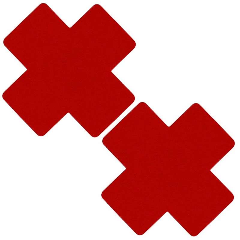 Fun Place CD Pasties - Red X Festivals 5 Fun Place CD Pasties - Red X Festivals