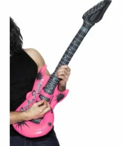 Fun Place Accessories Inflatable Guitar, Assorted 8 Fun Place Accessories Inflatable Guitar, Assorted