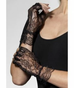 Fun Place Fingerless Lace Gloves