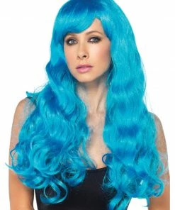 Fun Place Cosplay Neon Star Long Wavy Wig