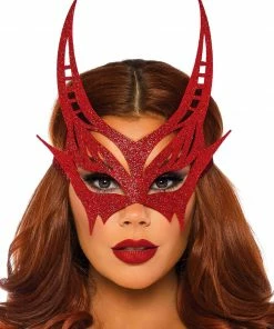 Fun Place Glitter Devil Mask Masks