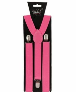 Fun Place Accessories Neon Pink Braces