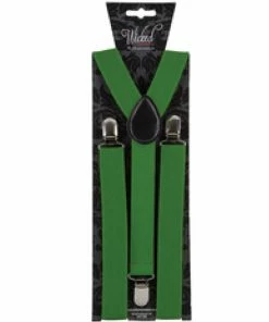 Fun Place St Patrick's Day Dark Green Braces