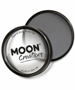 Fun Place Moon Creations Pro Face Paint Cake Pot, Dark Grey Cosplay