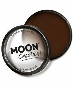 Fun Place Cosplay Moon Creations Pro Face Paint Cake Pot, Dark Brown