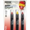 Fun Place Moon Creations Body Crayons, 2 Fun Place Moon Creations Body Crayons,