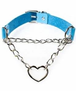 Fun Place Festivals Chain Heart Collar - Various Colours