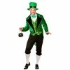Fun Place St Patrick's Day Deluxe Leprechaun Man Costume S