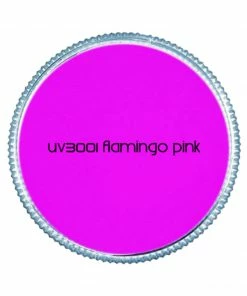 Fun Place UV Palette Containing 6 UV & Day Glow Colours. Colours Include Neon Foxy Orange, Neon Pink Flamingo, Neon Toxic Yellow, Neon Kryptonite Green, Super Nova & Abyss.