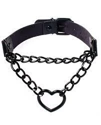 Fun Place Festivals Chain Heart Collar - Various Colours