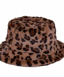 Fun Place Leopard Fluffy Bucket Hat