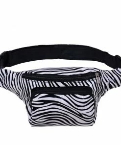 Fun Place Black & White Zebra Bumbag