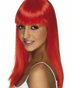 Fun Place Cosplay Glamourama Wig Neon Red