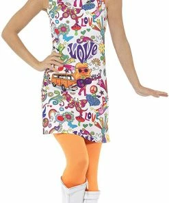 Fun Place 60s Groovy Chick Costume L