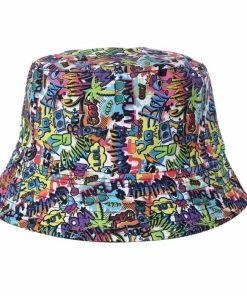 Fun Place Cartoon Print Bucket Hat Festivals