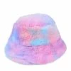 Fun Place Purple Rainbow Fluffy Bucket Hat Festivals 2 Fun Place Purple Rainbow Fluffy Bucket Hat Festivals